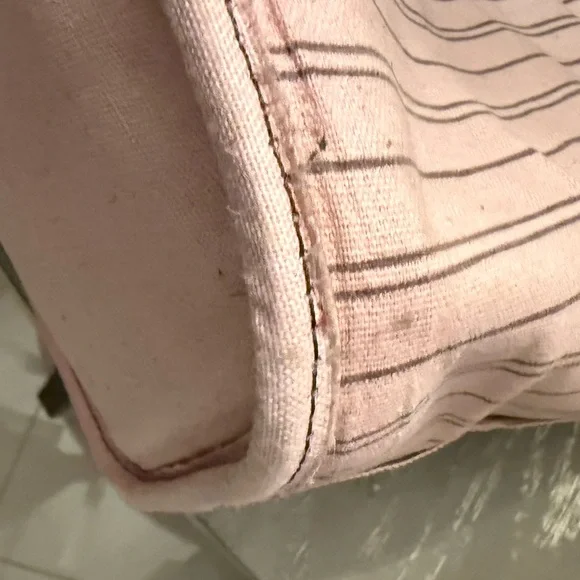 Brown and Tan Monogram Tote - Picture 6 of 15